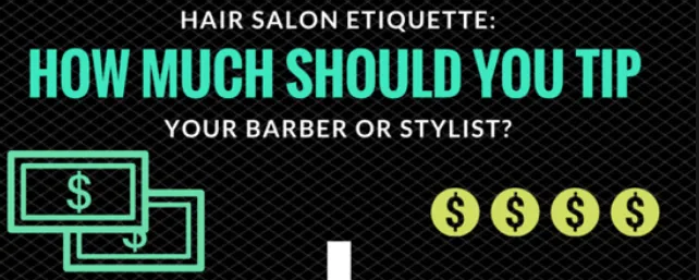 Examples of hairdressing tips. learn the etiquette of hairdressing tips