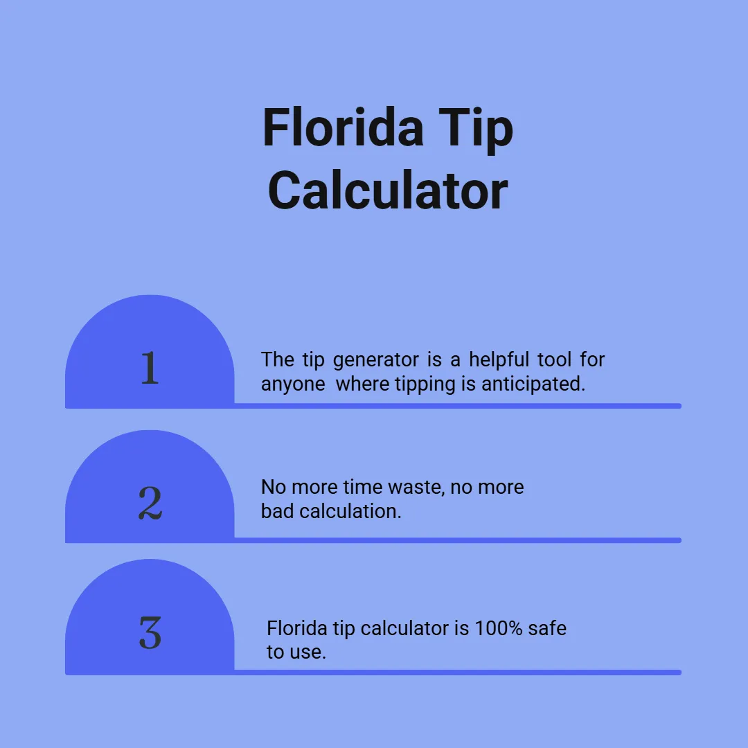 Florida tip calculator online