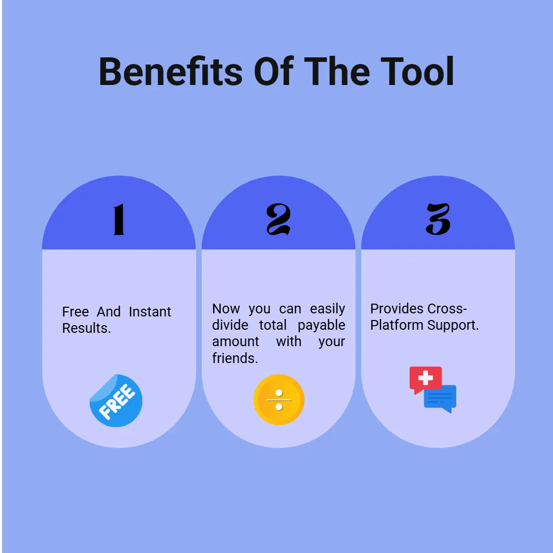 Now you can easily divide tips with friends